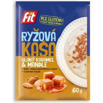 Fit Rýžová kaše Slaný karamel a mandle 60 g