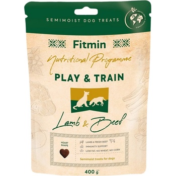 Fitmin NP Play and Train Lamb & Beef výcvikový pamlsek 400 g