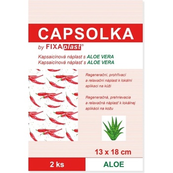 FIXAplast CAPSOLKA kapsaicínová náplast 13 x 18 cm 2 ks