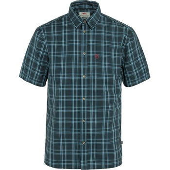 Fjällräven Övik Lite košile krátký rukáv dark navy/dawn blue