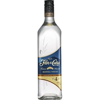 Flor de Cana Extra Dry Rum 4y 40% 0,7 l (holá láhev)