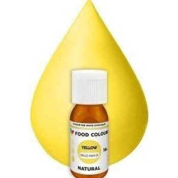 Food Colours přírodní tekutá barva do čokolády Yellow 18 ml