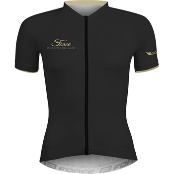 Force GOLD lady kr. rukáv černo-zlatý