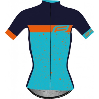 Force SPRAY lady kr. rukáv modro-oranž.