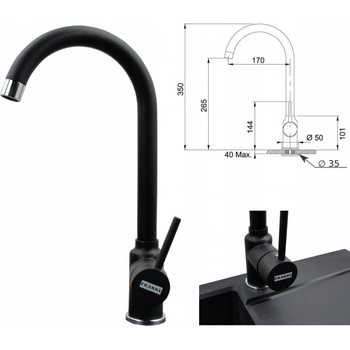 Franke FP 9000.071 onyx 115.0298.093