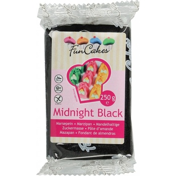 FunCakes Marcipán Midnight Black černý 250 g