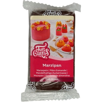 FunCakes Marcipán Tmavě hnědý 250 g