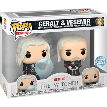 Funko Pop! Television The Witcher Geralt and Vesemir 2-Pack