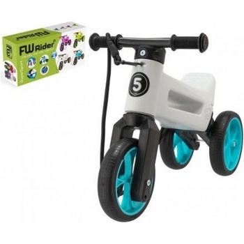 FUNNY WHEELS Rider SuperSport 2v1 bílo-tyrkysové