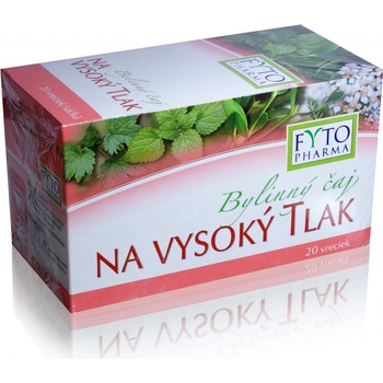 Fytopharma bylinný čaj NA VYSOKÝ TLAK 20 x 1,25 g