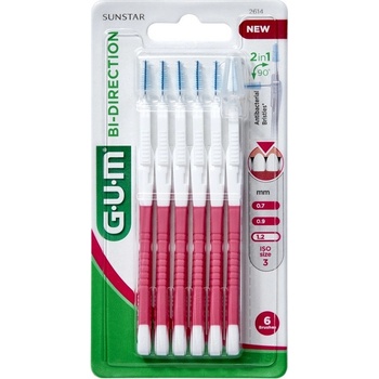 G.U.M Bi Direction Mezizubní kartáček ISO3 1,2 mm 6 ks