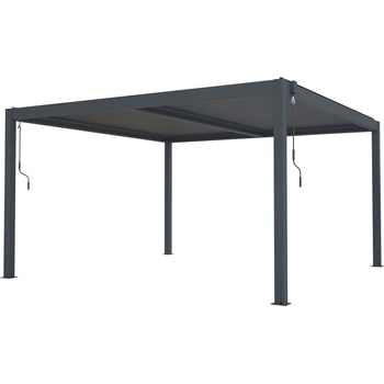 G21 Bioklimatická pergola Austin 4 x 4 m, antracitová hliníková
