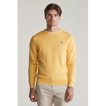 Gant Classic Cotton C-neck Banana Yellow