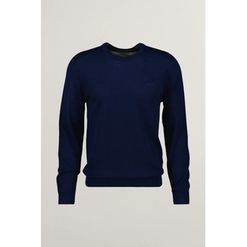 Gant Extrafine Merino Wool C-neck modrá