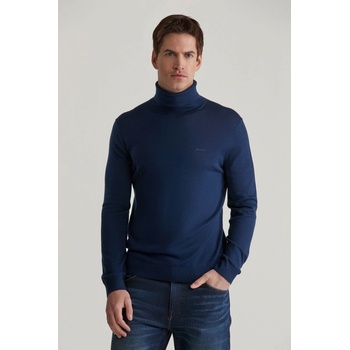 Gant Extrafine Merino Wool Turtleneck modrá