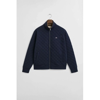 Gant QUILTED CORD COLLAR FULL ZIP EVENING BLUE
