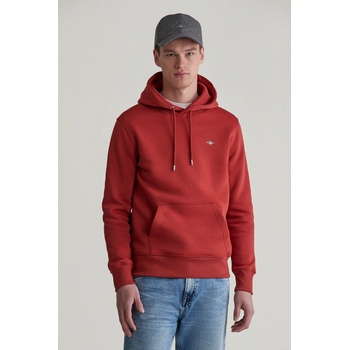 Gant reg shield Hoodie červená