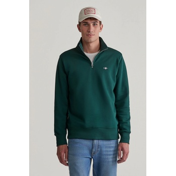 Gant reg shieldHALF ZIP SWEAT zelená