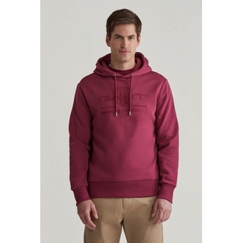 Gant REG TONAL SHIELD Hoodie fialová