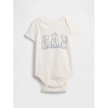 GAP Baby body s logem Bílá