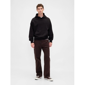 GAP kalhoty Canvas '90s Loose Carpenter Hnědá Hnědá