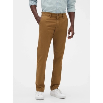 Gap kalhoty khaki slim fit GapFlex Hnědá