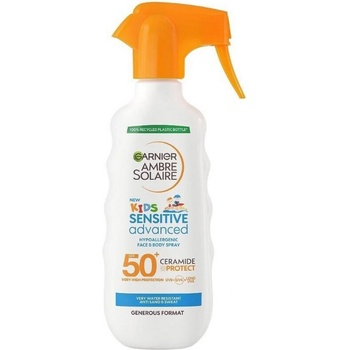 Garnier Ambre Solaire Kids Sensitive SPF50+ opalovací mléko spray 300 ml