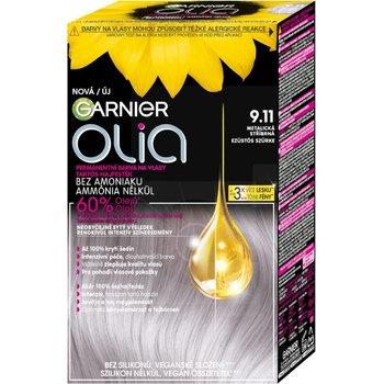 Garnier Olia 9.11 Metalická stříbrná 50 ml