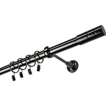 GARNÝŽE-HEBR Garnýž Cylinder onyx jednoduchá 400 cm