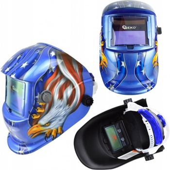 Geko G01878 modrá s plameny