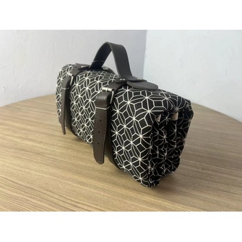 Gelis Pikniková deka vzor tmavě šedá