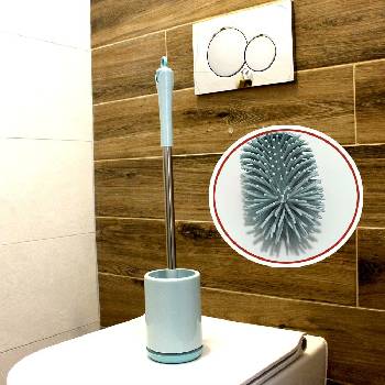 GFT Rychleschnoucí wc štětka modrá,guma kov