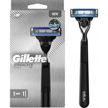 Gillette Mach3 Charcoal + 2 ks hlavic