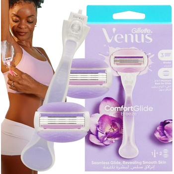 Gillette Venus ComfortGlide Breeze + 2 ks hlavic