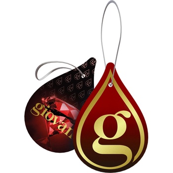 Giovani vonná visačka RED CASHMERE 1 ks