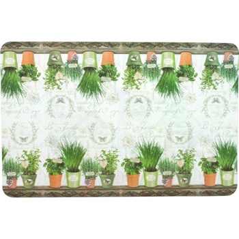 Goba prostírání Bylinky plastové 43x28cm