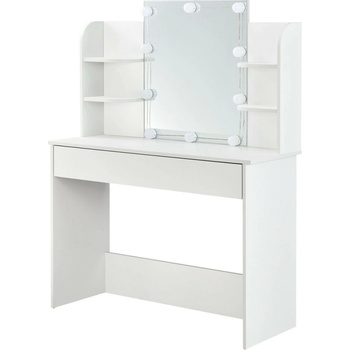 Goleto toaletní stolek Bella s LED osvětlením bílý