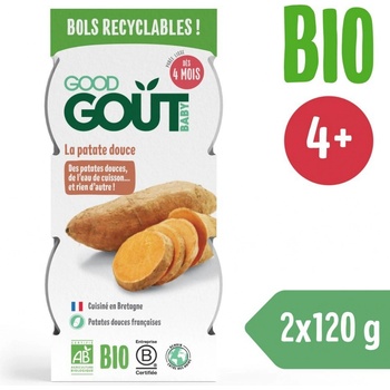 Good Gout BIO Batátové pyré 2 x 120 g