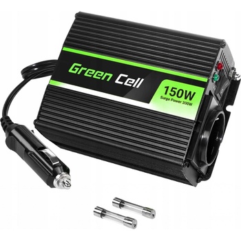 Green Cell INV06 12V/230V 150W/300W Modifikovaná sinusovka