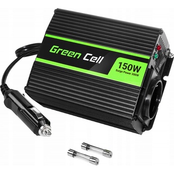 Green Cell INV29 12V/230V 150W/300W čistý sinus