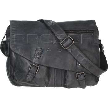 Greenburry pánská kožená taška XL 2919-20 Black