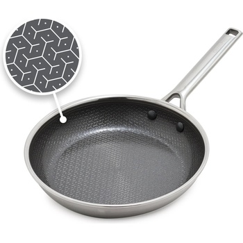 GreenPan Nerezová pánev s hybridním keramickým nepřilnavým povrchem Thermobond, kolekce Apex, 24 cm CC010195-001