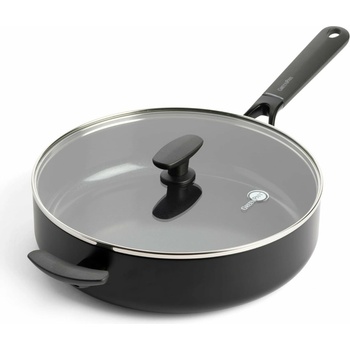 GreenPan Smart nepřilnavá keramická soté pánev s poklicí, 28 cm, černá CC005193-001