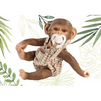 Guca 991 REBORN OPIČKA realistická opička miminko s celovinylovým tělem 32 cm