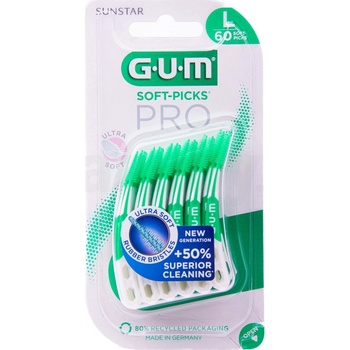 GUM Soft Picks Pro Large mezizubní kartáčky 60 ks