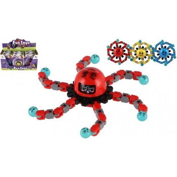 Gyroskop spinner mechanický plast 7cm svítící ve tmě