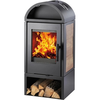 Haas+Sohn Vista černá/dekor dřevo