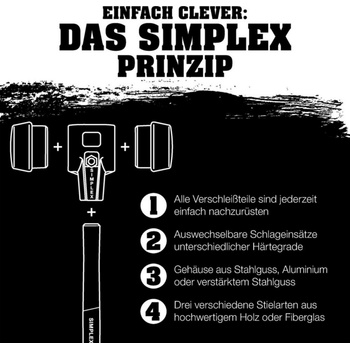 Halder 3244.050 SIMPLEX Násada pro kladivo 50 mm