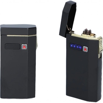 Handy Smart plazmový USB / černý matný Luxusní dotykový plazmový elektrický USB nabíjení. 838