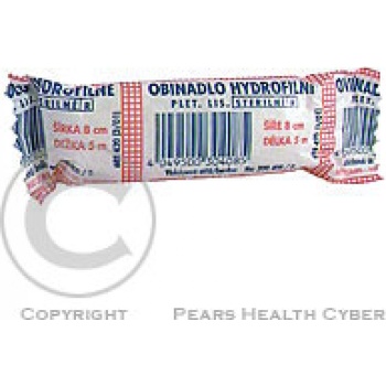 Hartmann-Rico Obin. hydrofil.pletené sterilní 8cm x 5m 3004080